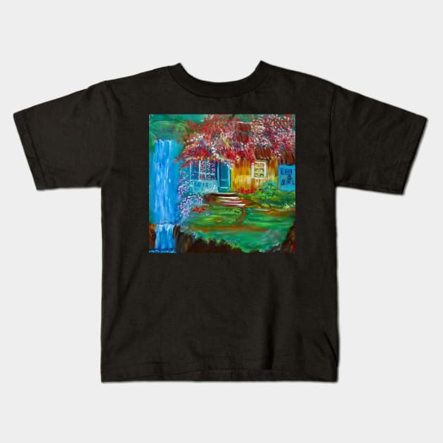 Old Hawaiian Homestead Leis 4 Sale Kids T-Shirt by jennyleeandjim